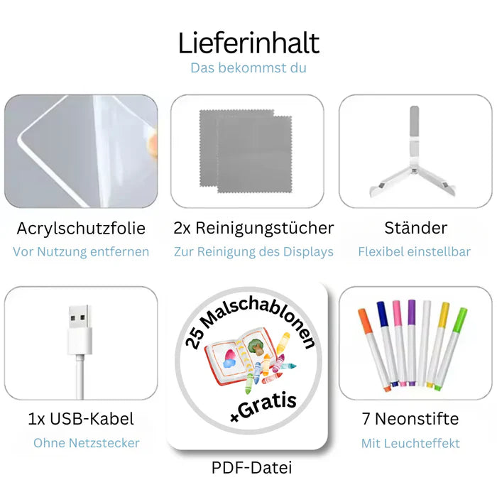 NUANA® Kids I LED-Zeichentafel