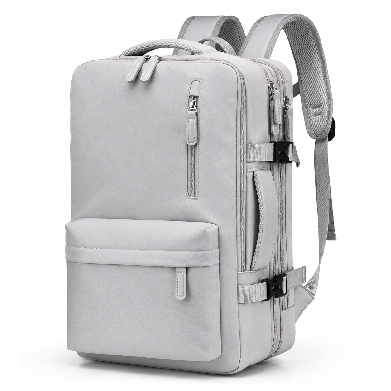 NUANA Reise Rucksack mit Laptop-Fach (Erweiterbar 16-26 cm)