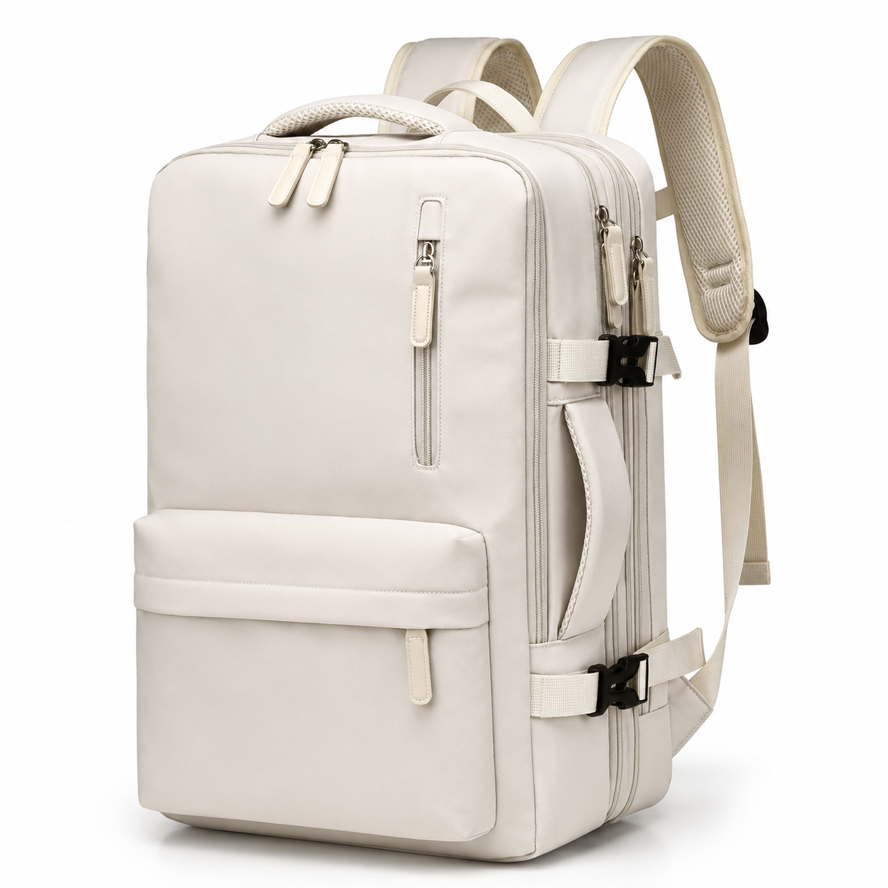 NUANA Reise Rucksack mit Laptop-Fach (Erweiterbar 16-26 cm)