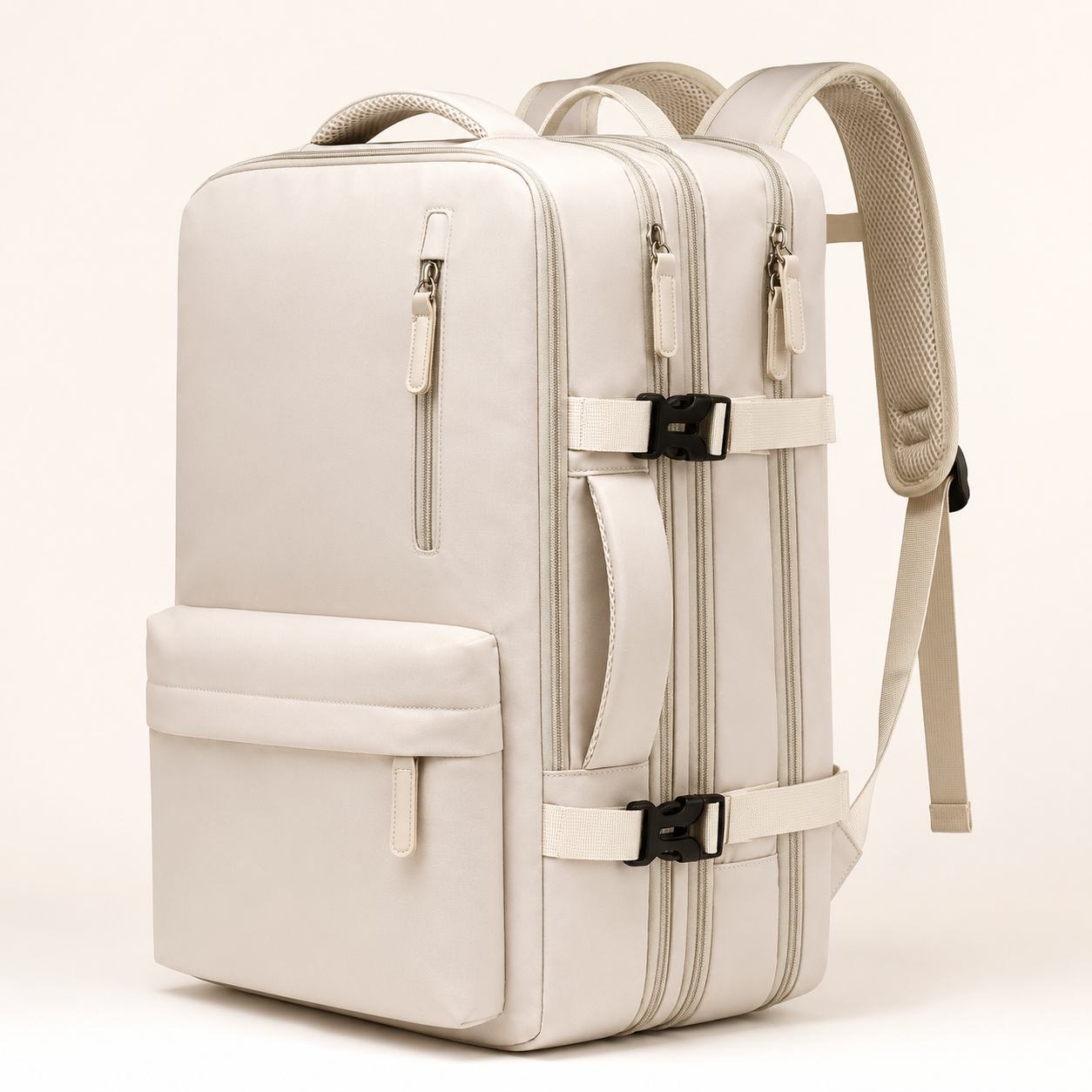 NUANA Reise Rucksack mit Laptop-Fach (Erweiterbar 16-26 cm)