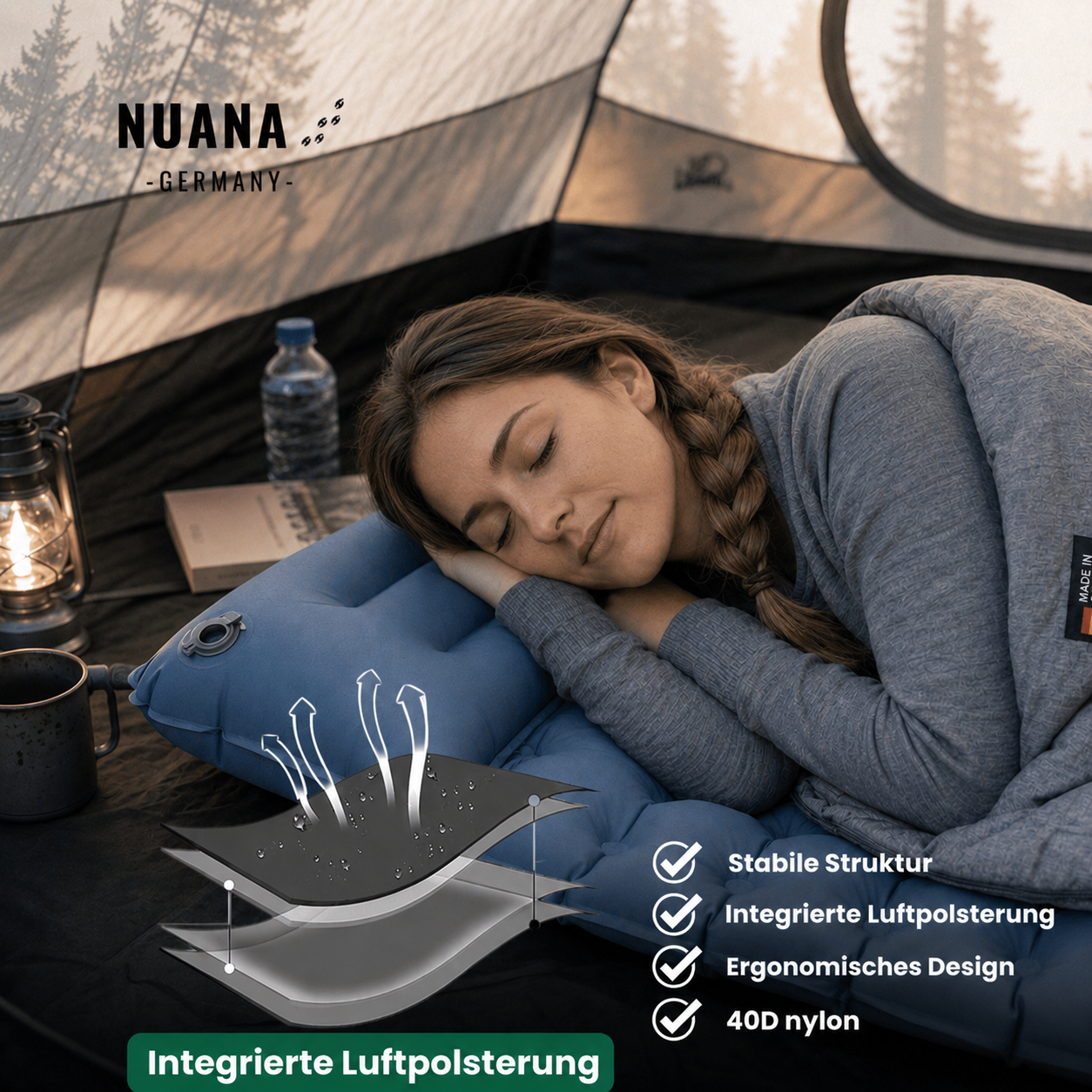 Ultraleichte & kompakte Isomatte - perfekt für unterwegs & Abenteuer