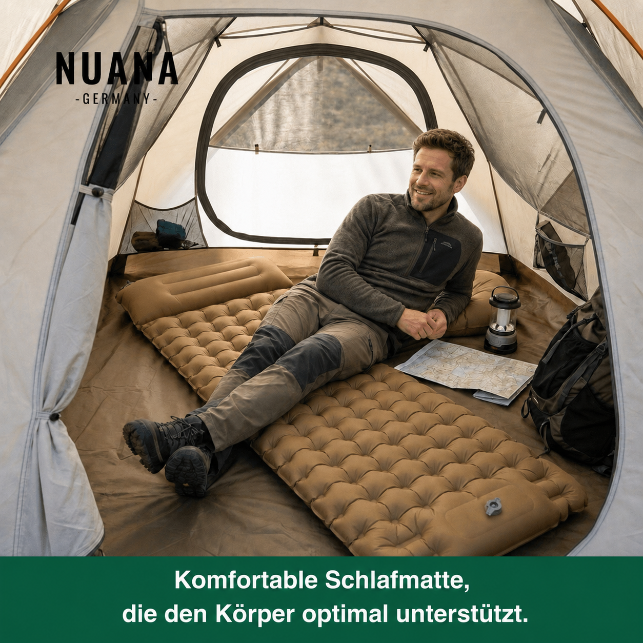 Ultraleichte & kompakte Isomatte - perfekt für unterwegs & Abenteuer