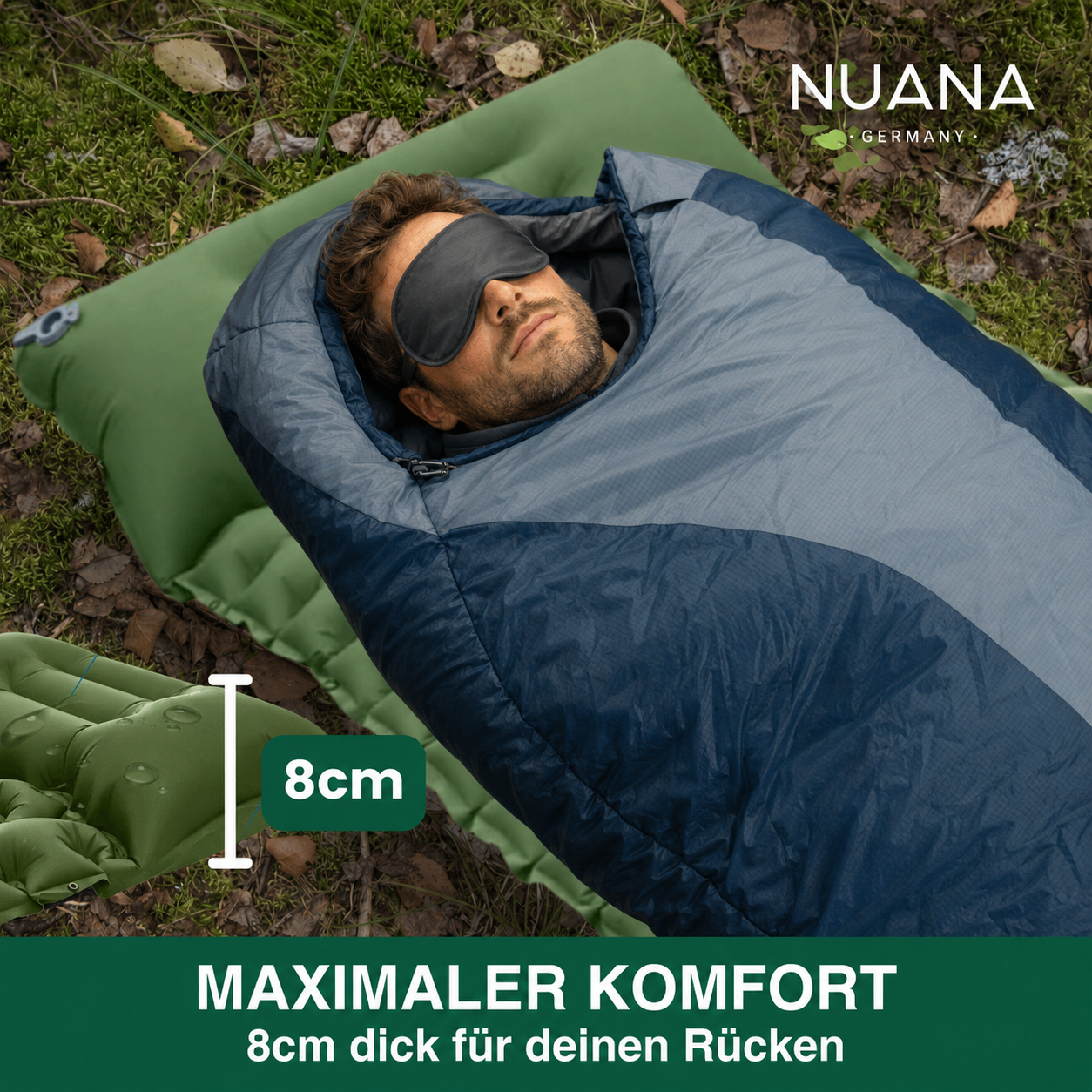 Ultraleichte & kompakte Isomatte - perfekt für unterwegs & Abenteuer