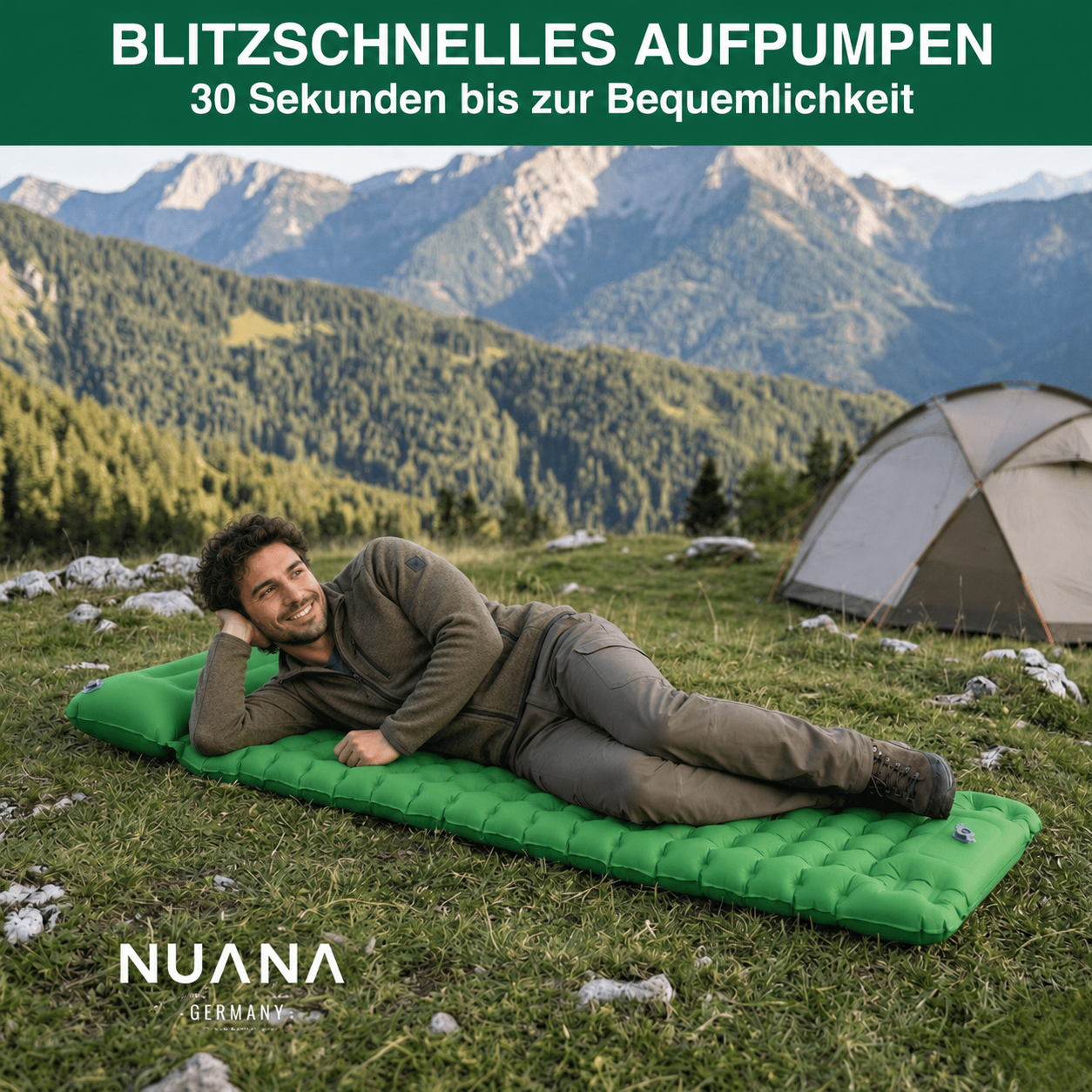 Ultraleichte & kompakte Isomatte - perfekt für unterwegs & Abenteuer