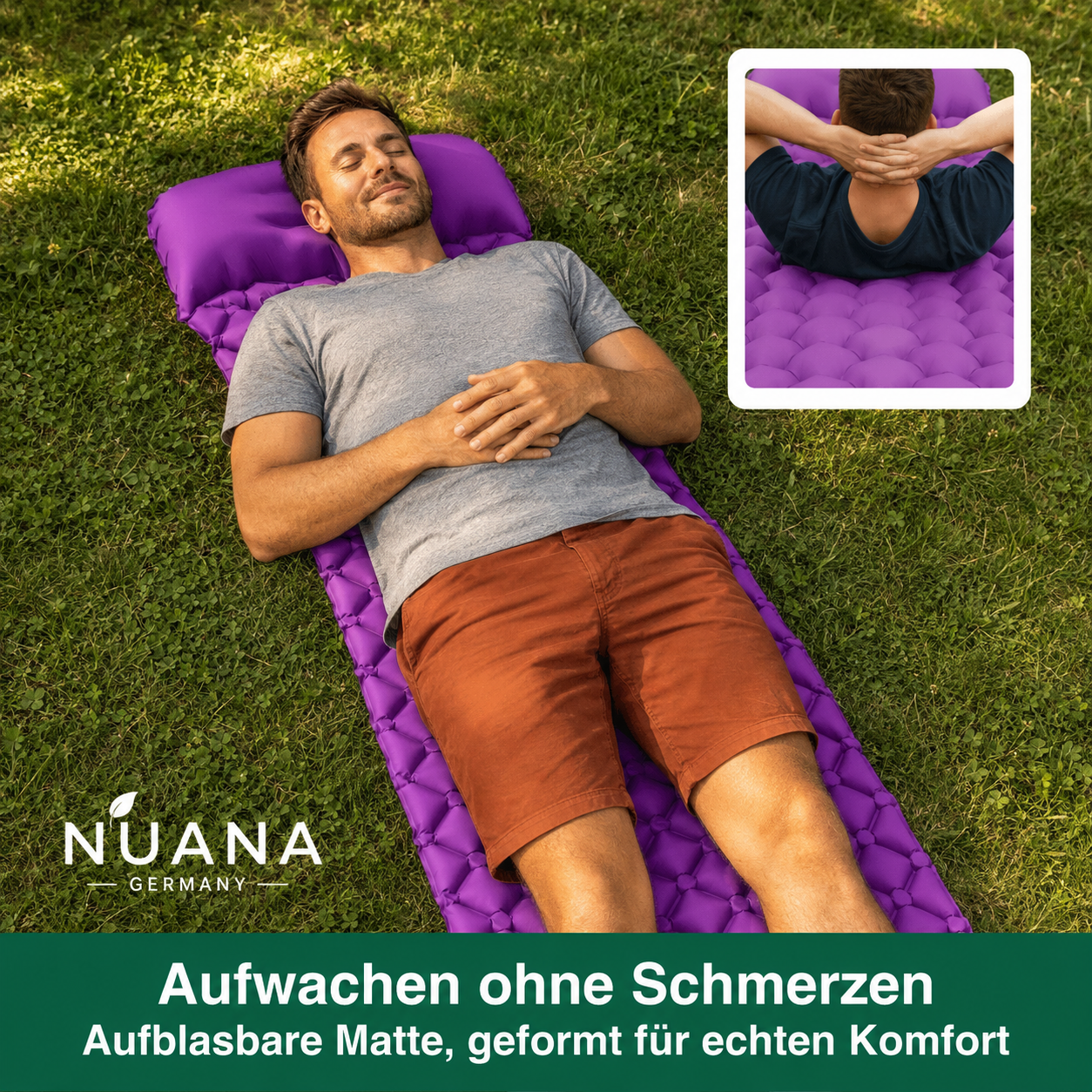 Ultraleichte & kompakte Isomatte - perfekt für unterwegs & Abenteuer