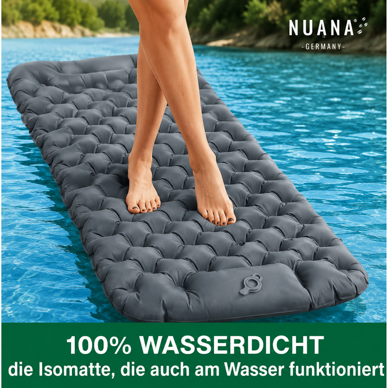Ultraleichte & kompakte Isomatte - perfekt für unterwegs & Abenteuer