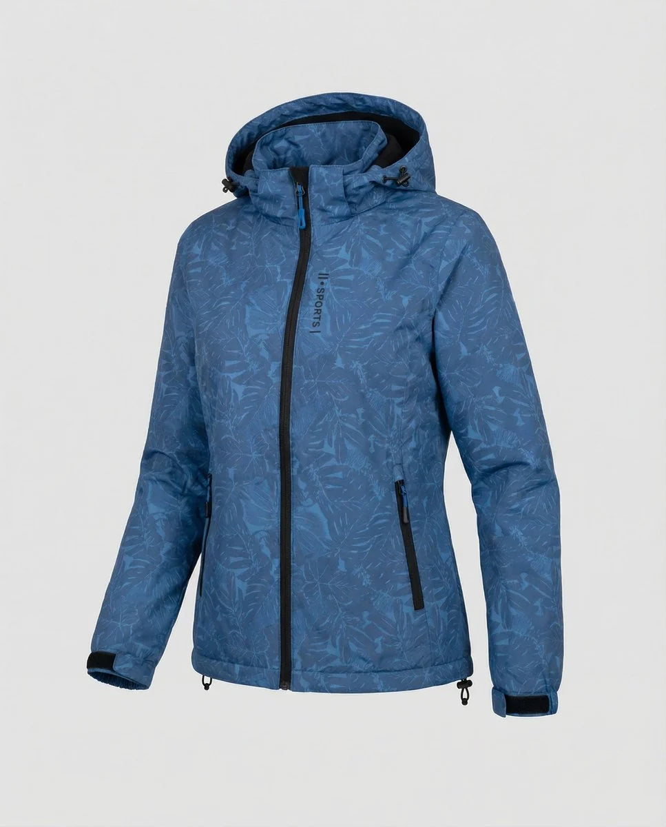 Amelie | Winterjacke Damen Wasserdichte Gefütterte Outdoorjacke mit Kapuze