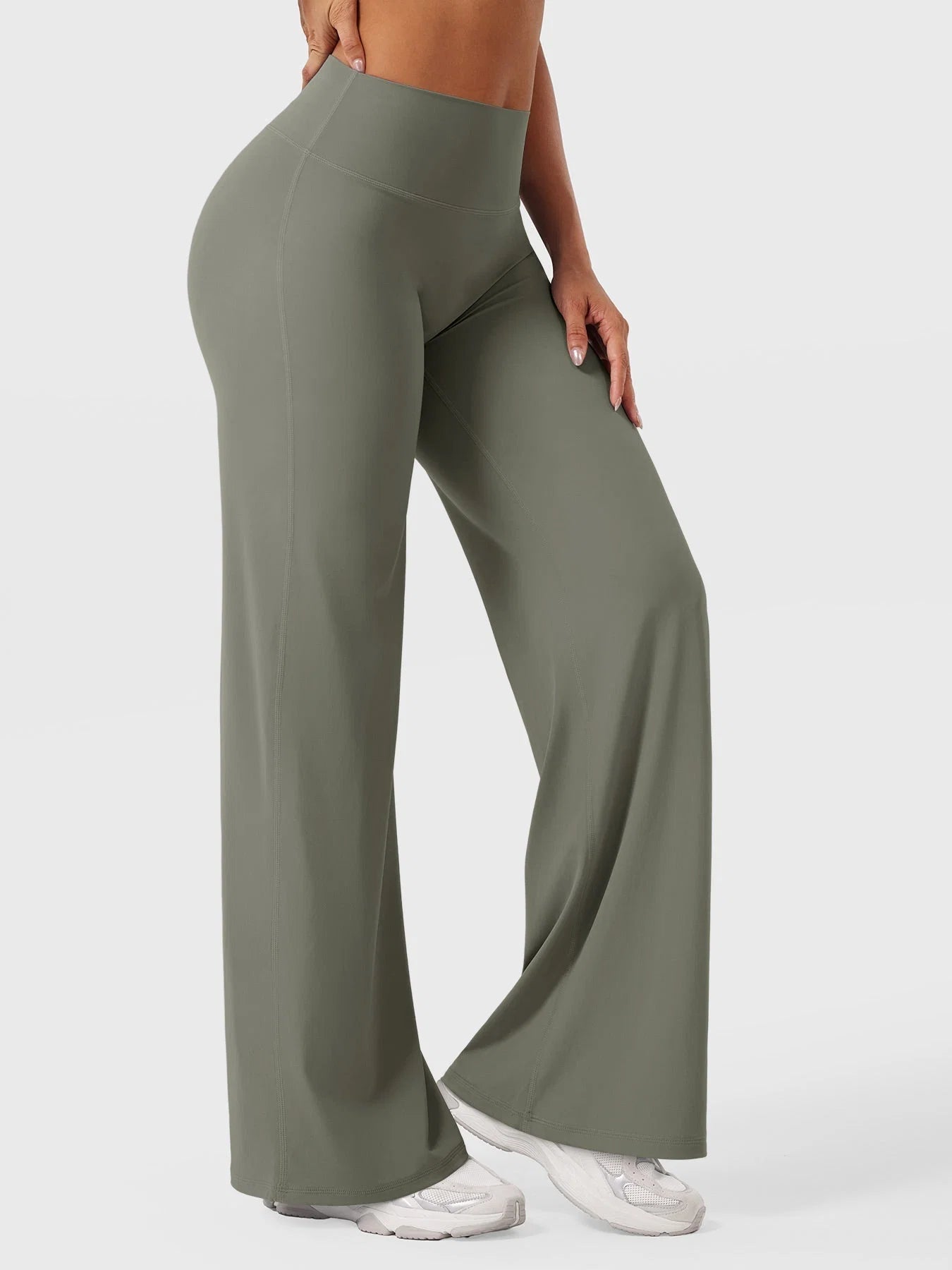 Doris | Damen Sommer Schlaghose Mit Hoher Taille