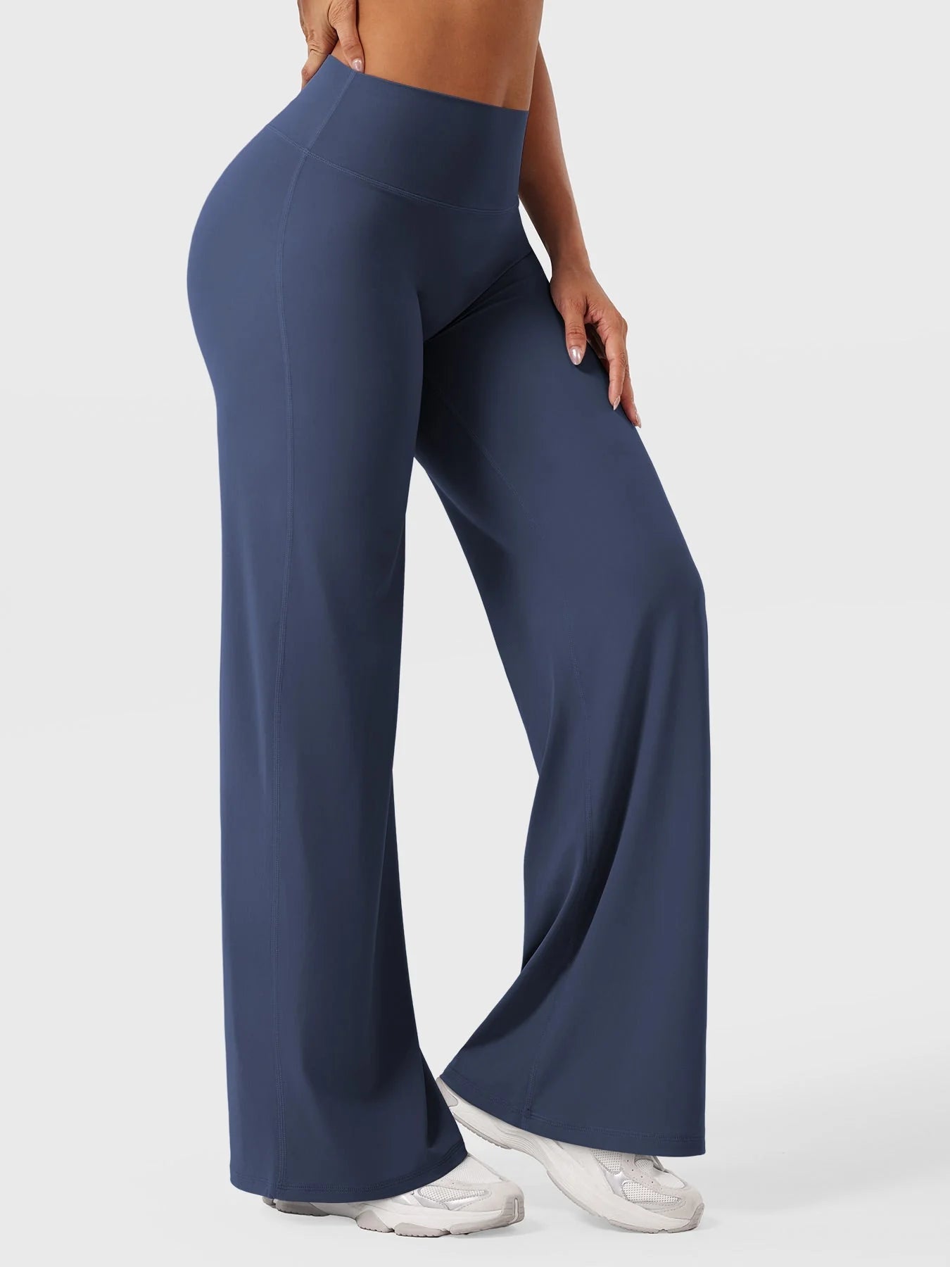 Doris | Damen Sommer Schlaghose Mit Hoher Taille