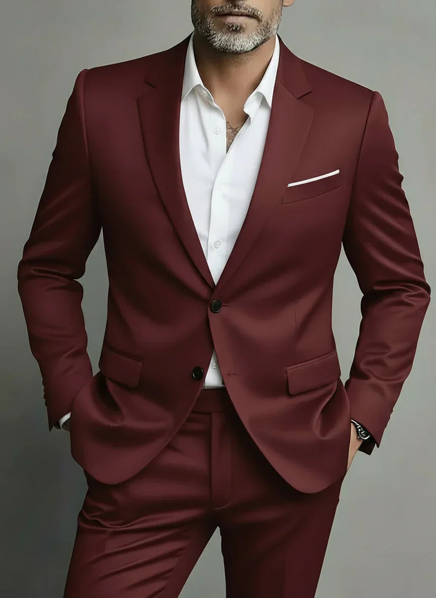 Elias | Eleganter Herren Frühjahrs Slim Fit Anzug