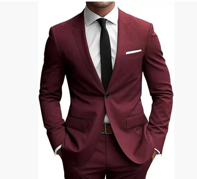 Elias | Eleganter Herren Frühjahrs Slim Fit Anzug