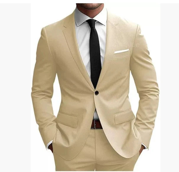 Elias | Eleganter Herren Frühjahrs Slim Fit Anzug