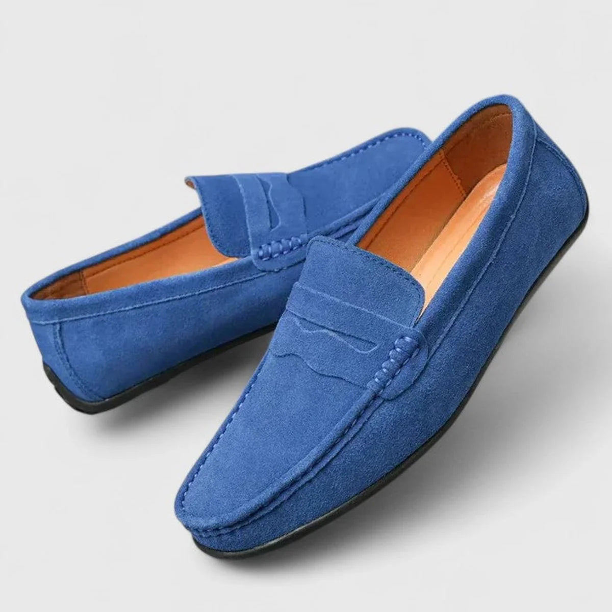 Florian | Herren Wildleder Penny-Loafer Klassischer Slip-on Komfortschuh