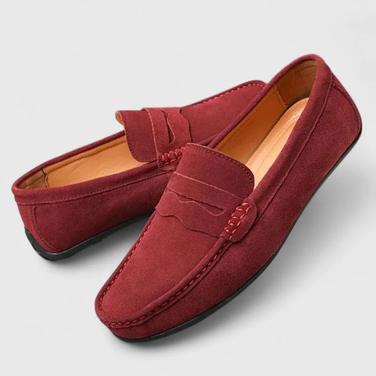 Florian | Herren Wildleder Penny-Loafer Klassischer Slip-on Komfortschuh