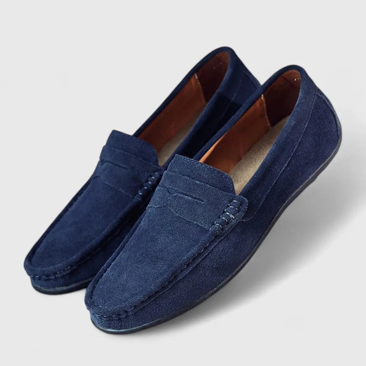 Florian | Herren Wildleder Penny-Loafer Klassischer Slip-on Komfortschuh