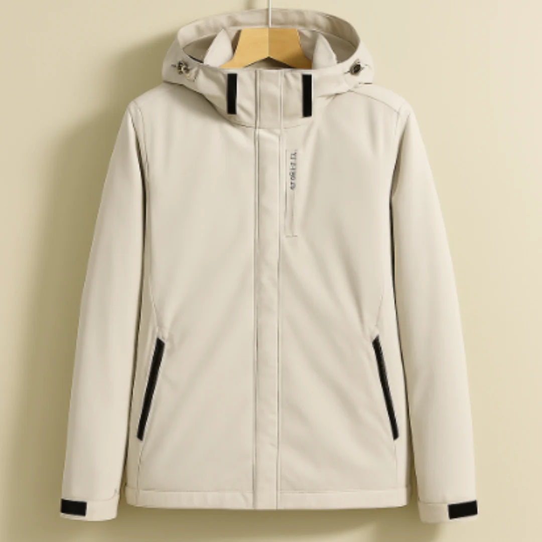 Nuana Angela Damen Funktionale Jacke mit Reißverschluss und Kapuze