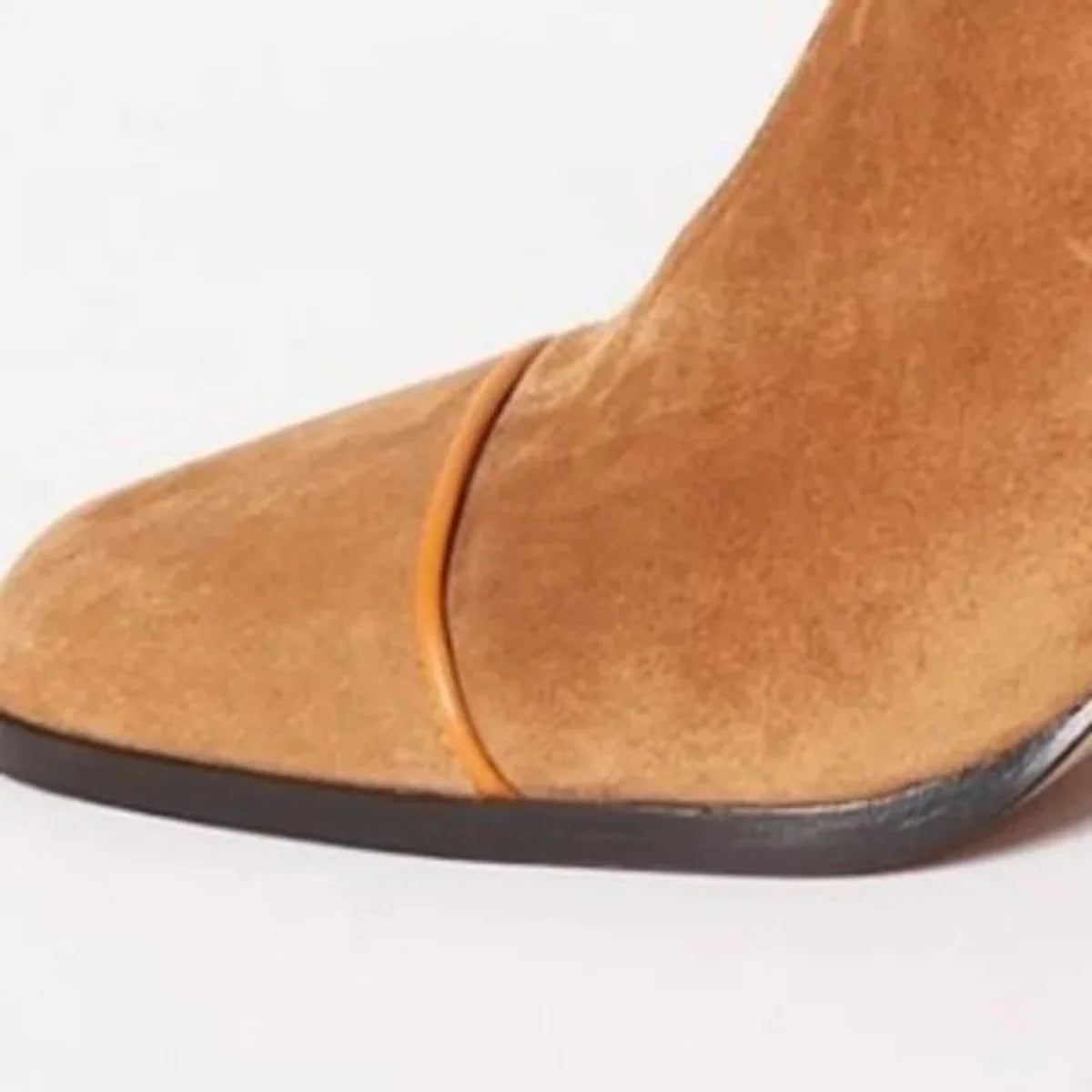 Nuana | Damen Ankle Boots Velours Blockabsatz Leopardenmuster Kappe Reißverschluss