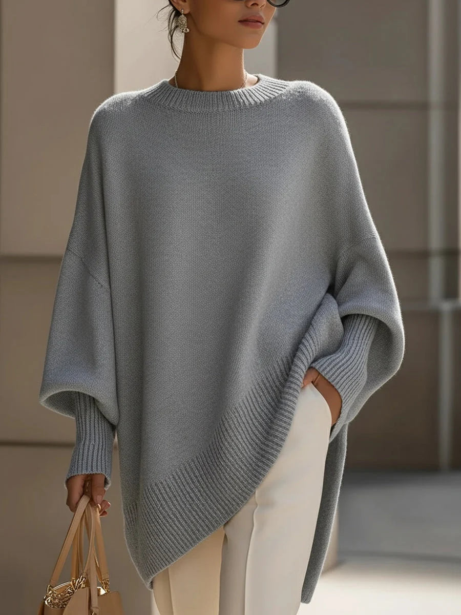 Nuana Damen Eleganter Oversized Pullover