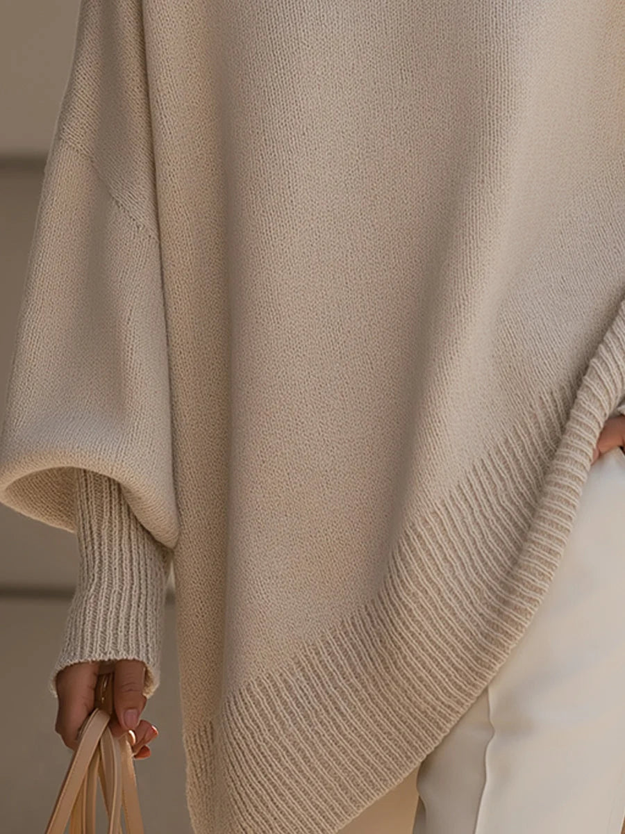 Nuana Damen Eleganter Oversized Pullover