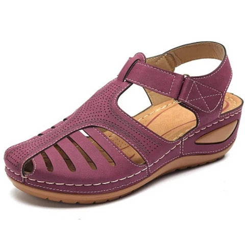 Nuana | Damen Frühlings Cutout Walking Sandalen