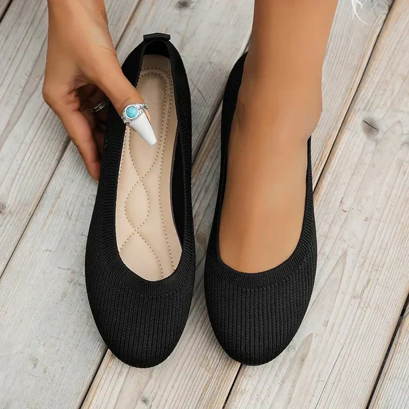 Nuana | Damen Frühlings Alltags-Ballerinas