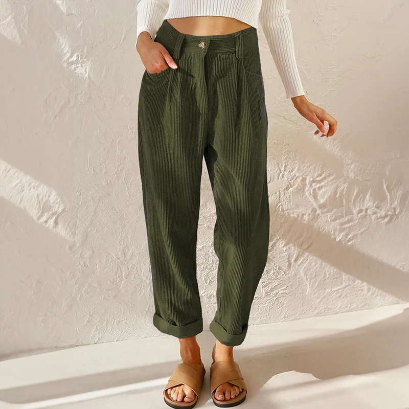Nuana | Damen High Waist Wide Leg Hose