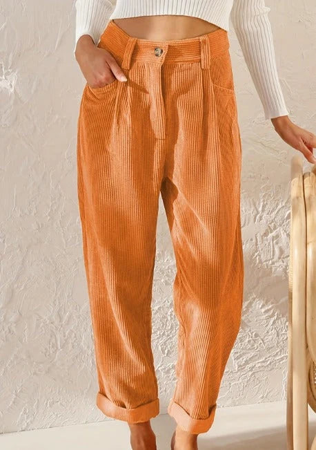 Nuana | Damen High Waist Wide Leg Hose