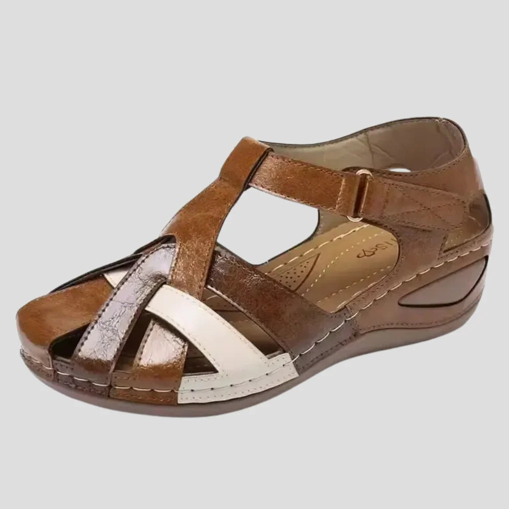 Nuana Damen Komfort Sandalen mit Fußgewölbeunterstützung