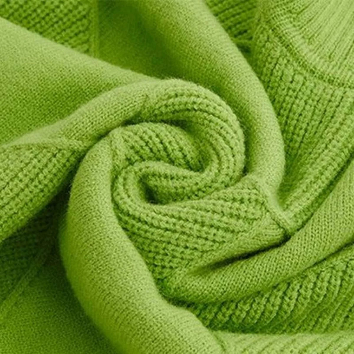 Nuana | Damen Rollkragenpullover mit Rautenmuster Lässiger Strickpullover