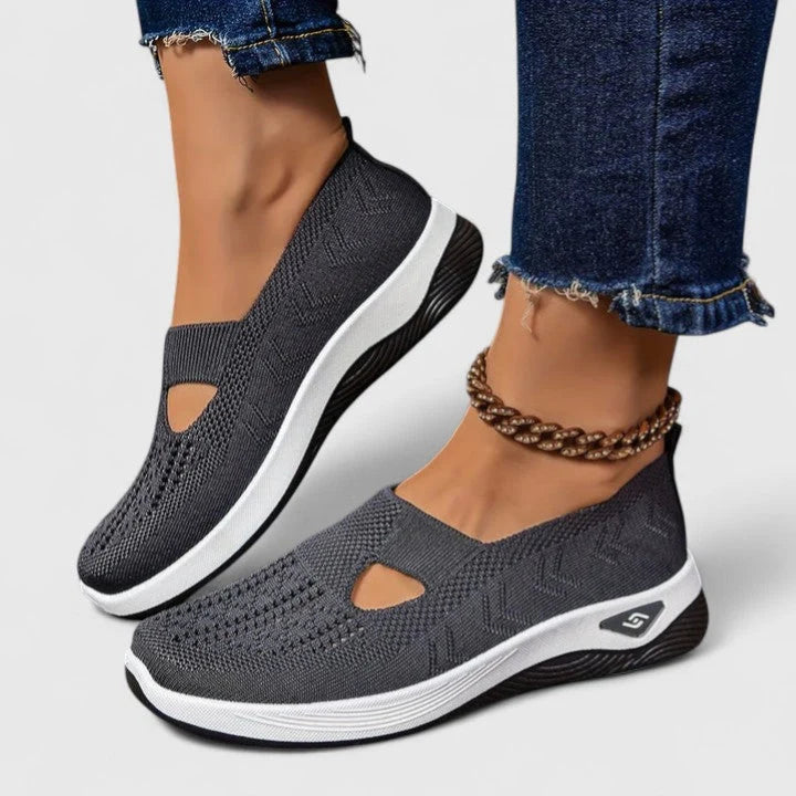Nuana | Damen Slip-On Atmungsaktive Mesh-Walking-Sneaker