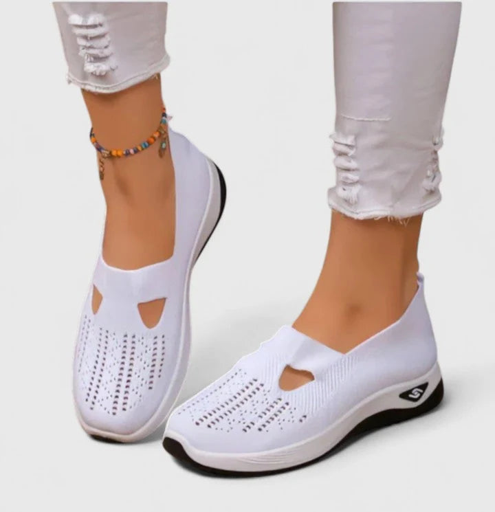 Nuana | Damen Slip-On Atmungsaktive Mesh-Walking-Sneaker