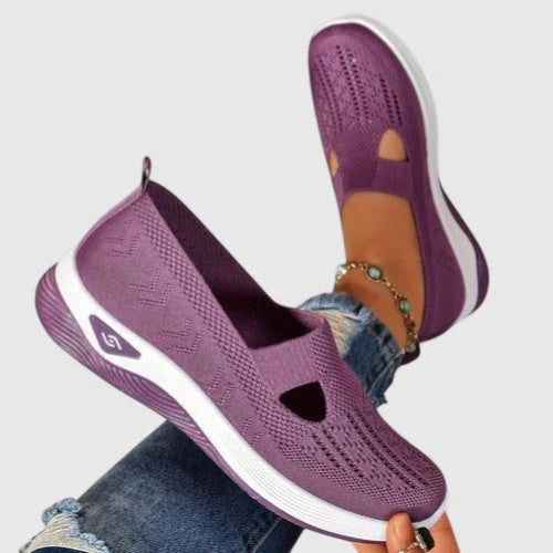 Nuana | Damen Slip-On Atmungsaktive Mesh-Walking-Sneaker