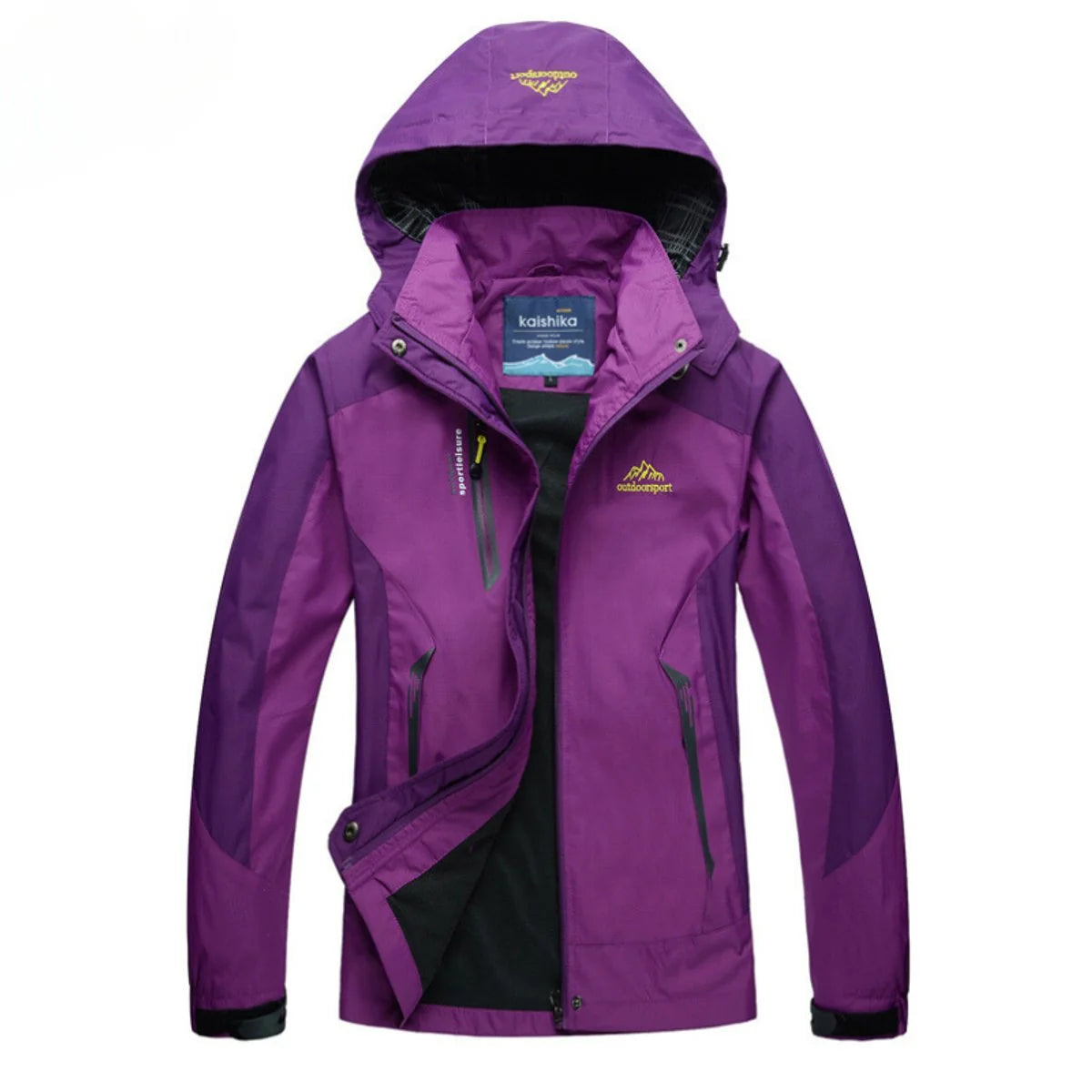 Nuana | Damen Steppjacke wasserdichte Outdoor-Kapuzenjacke leicht
