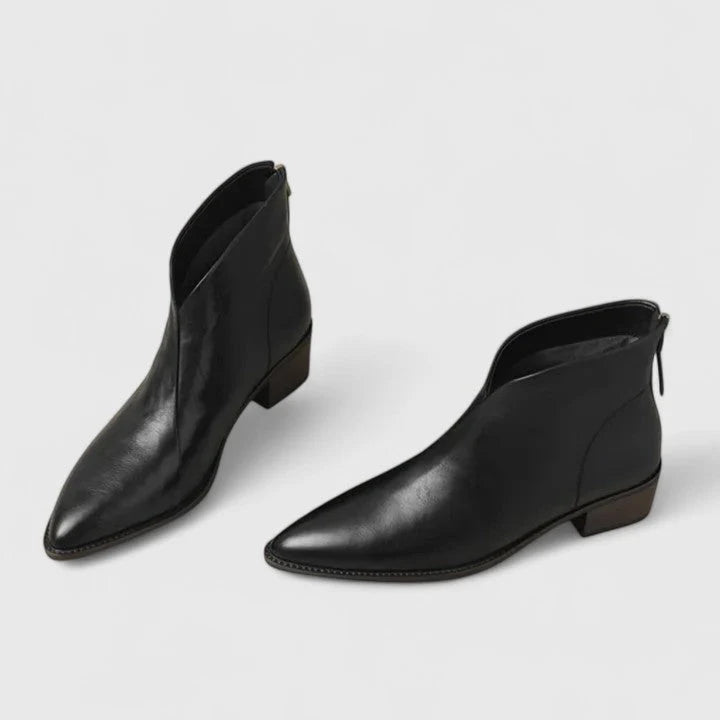 Nuana | Elegante Stiefeletten mit Blockabsatz