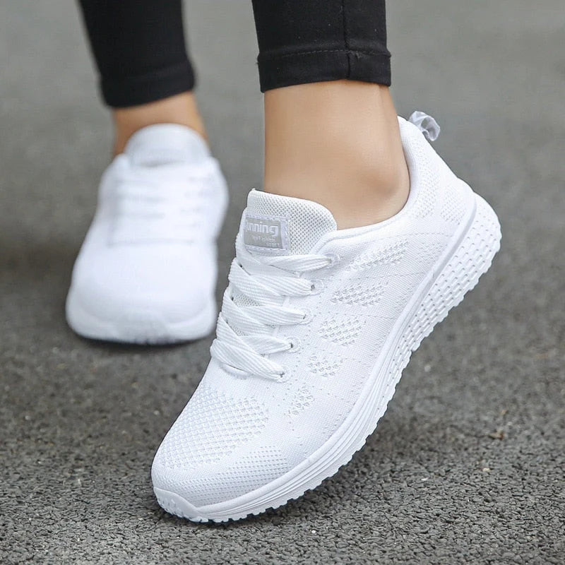 Nuana Emma | Damen Schnür Casual Walking Sneaker