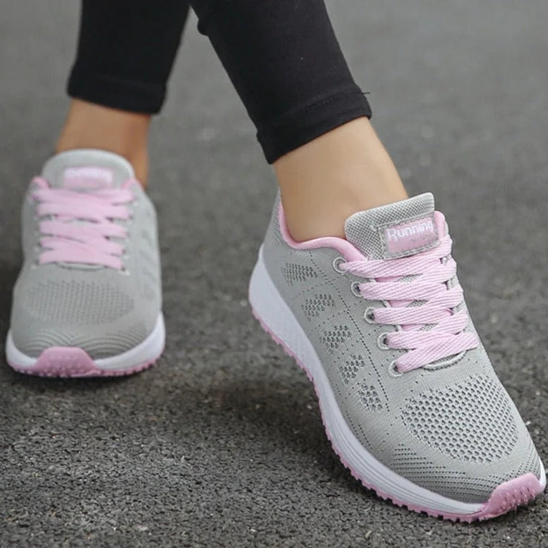 Nuana Emma | Damen Schnür Casual Walking Sneaker
