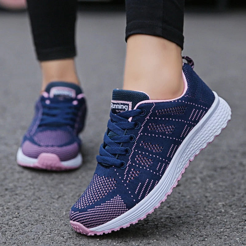 Nuana Emma | Damen Schnür Casual Walking Sneaker