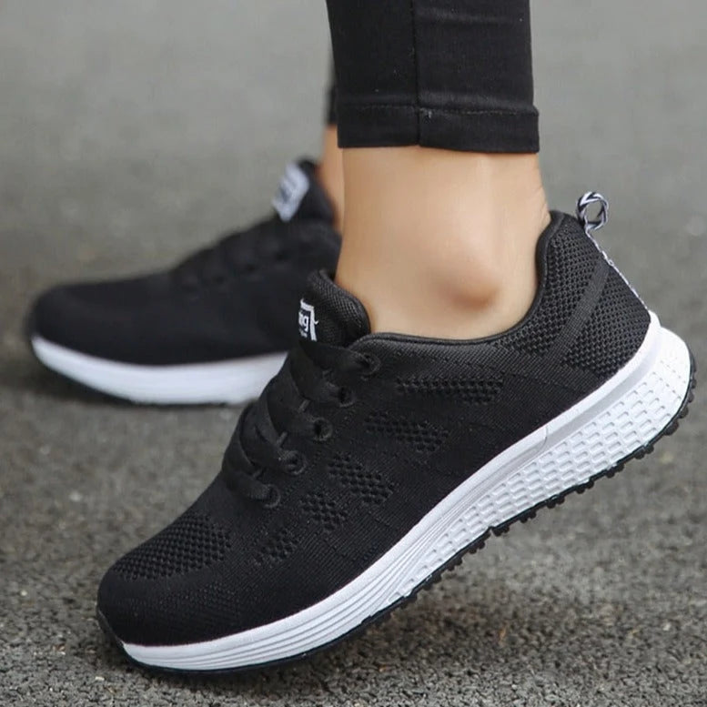 Nuana Emma | Damen Schnür Casual Walking Sneaker
