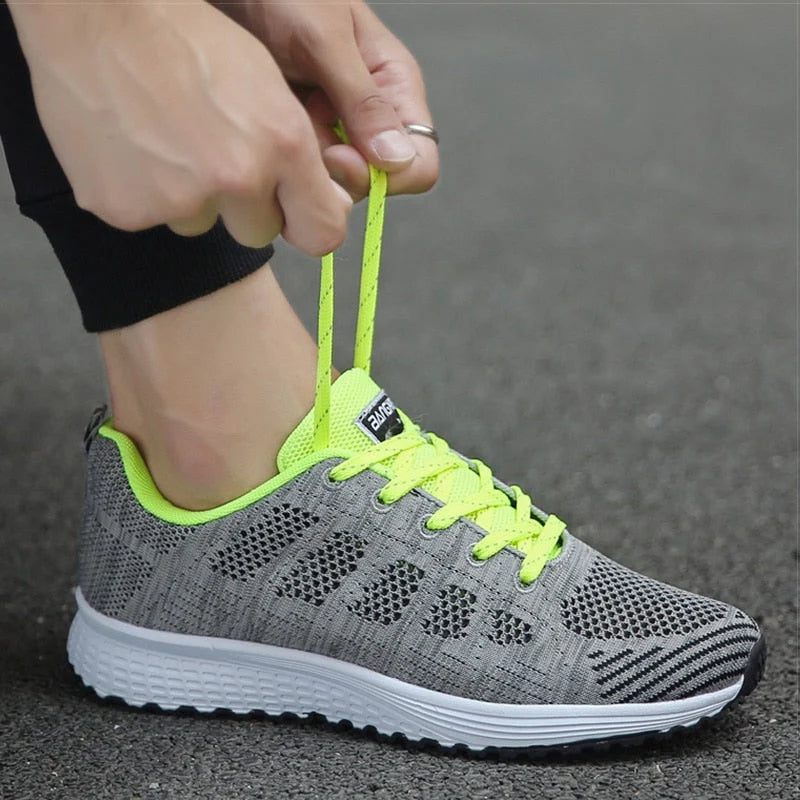 Nuana Emma | Damen Schnür Casual Walking Sneaker