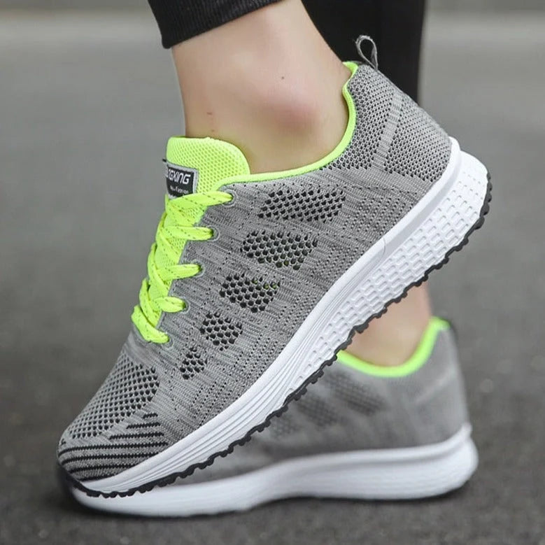 Nuana Emma | Damen Schnür Casual Walking Sneaker