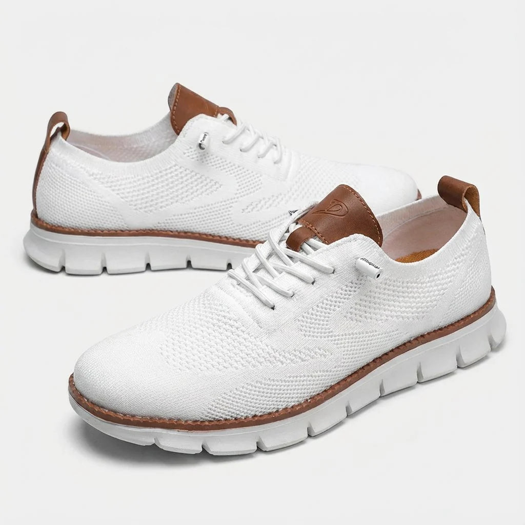 Nuana | Herren Atmungsaktive Mesh Schnür Sneaker