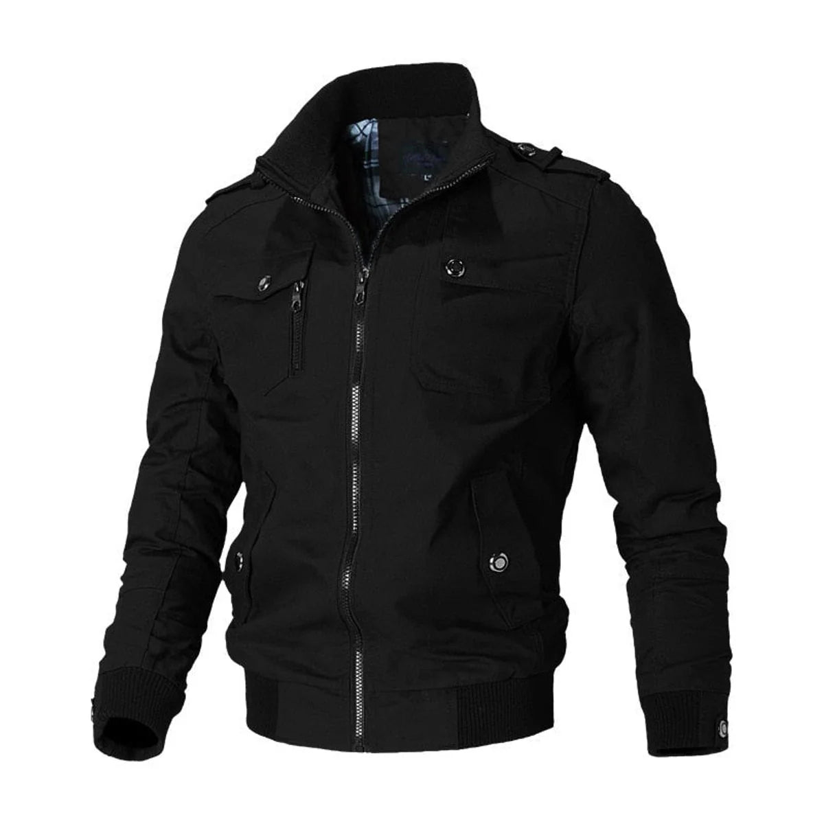 Nuana | Herren Bomber Jacket Klassische Militär-Bomberjacke mit Reißverschluss