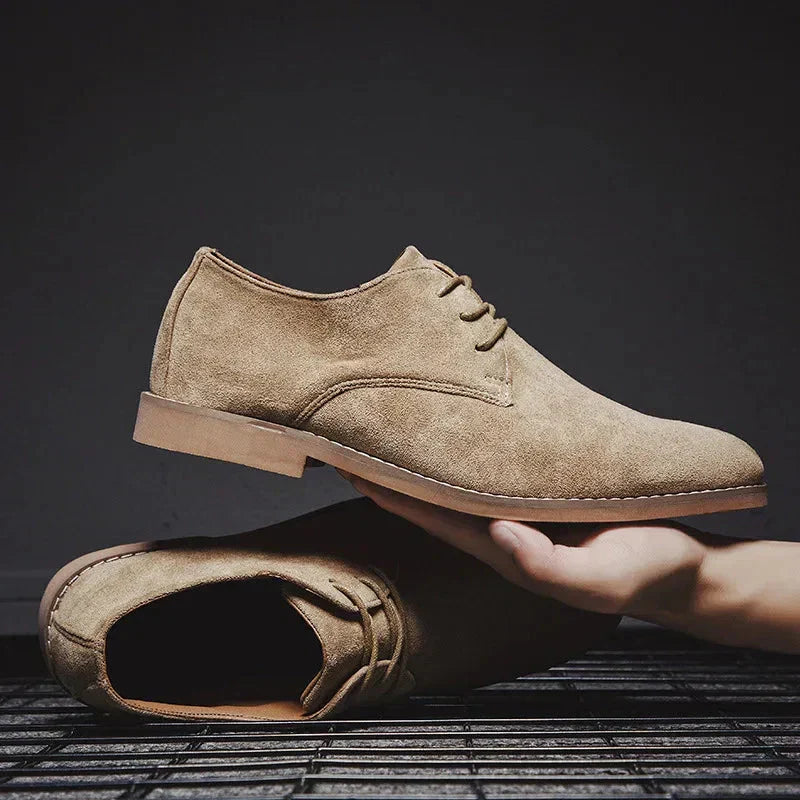 Nuana | Herren Frühling Minimalistische Schnür-Derby-Schuhe
