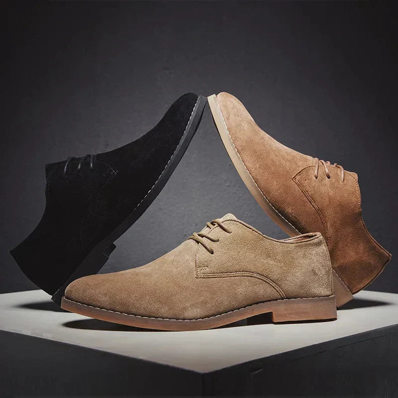 Nuana | Herren Frühling Minimalistische Schnür-Derby-Schuhe