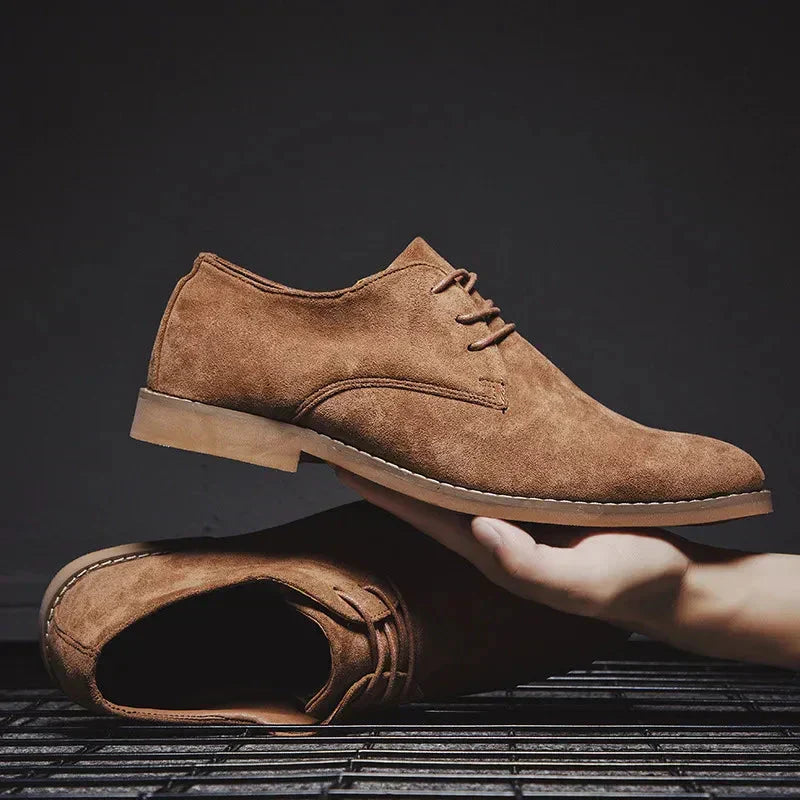 Nuana | Herren Frühling Minimalistische Schnür-Derby-Schuhe