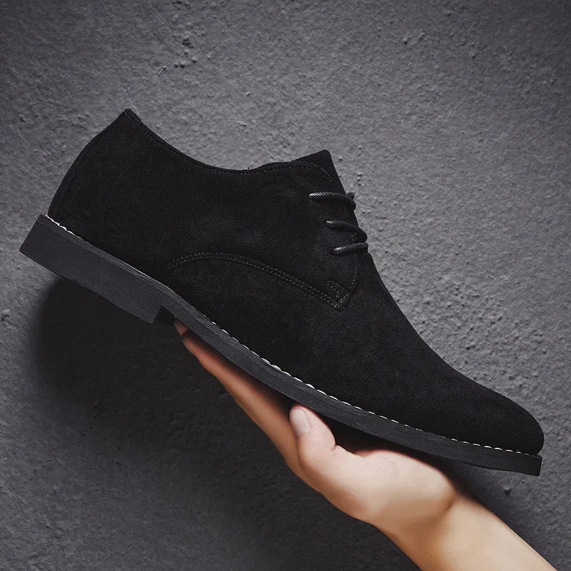 Nuana | Herren Frühling Minimalistische Schnür-Derby-Schuhe