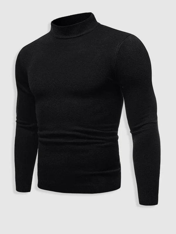 Nuana | Herren Frühlings Slim-Fit Rollkragenpullover