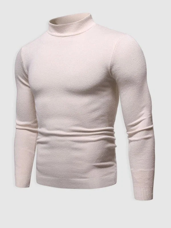 Nuana | Herren Frühlings Slim-Fit Rollkragenpullover