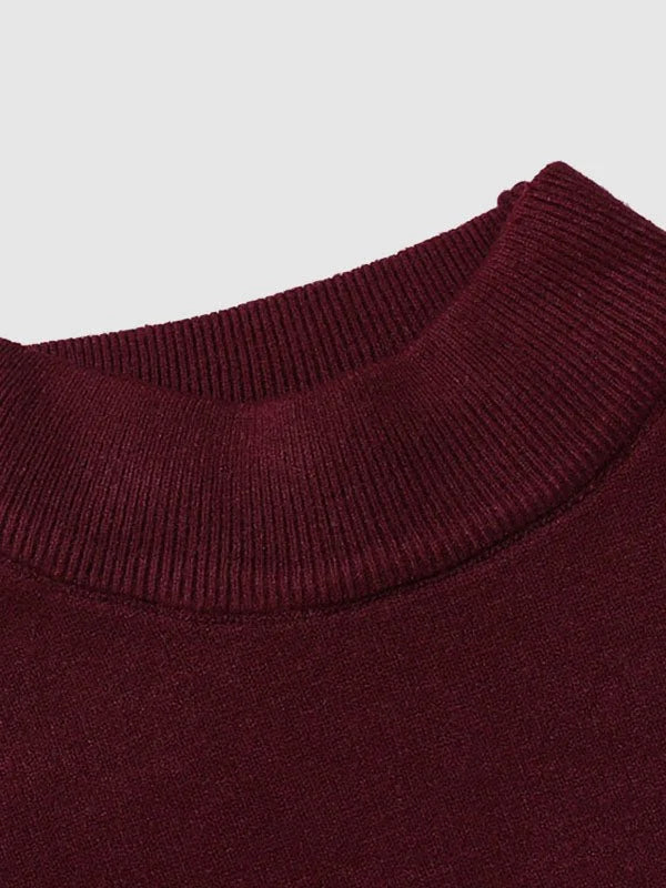 Nuana | Herren Frühlings Slim-Fit Rollkragenpullover