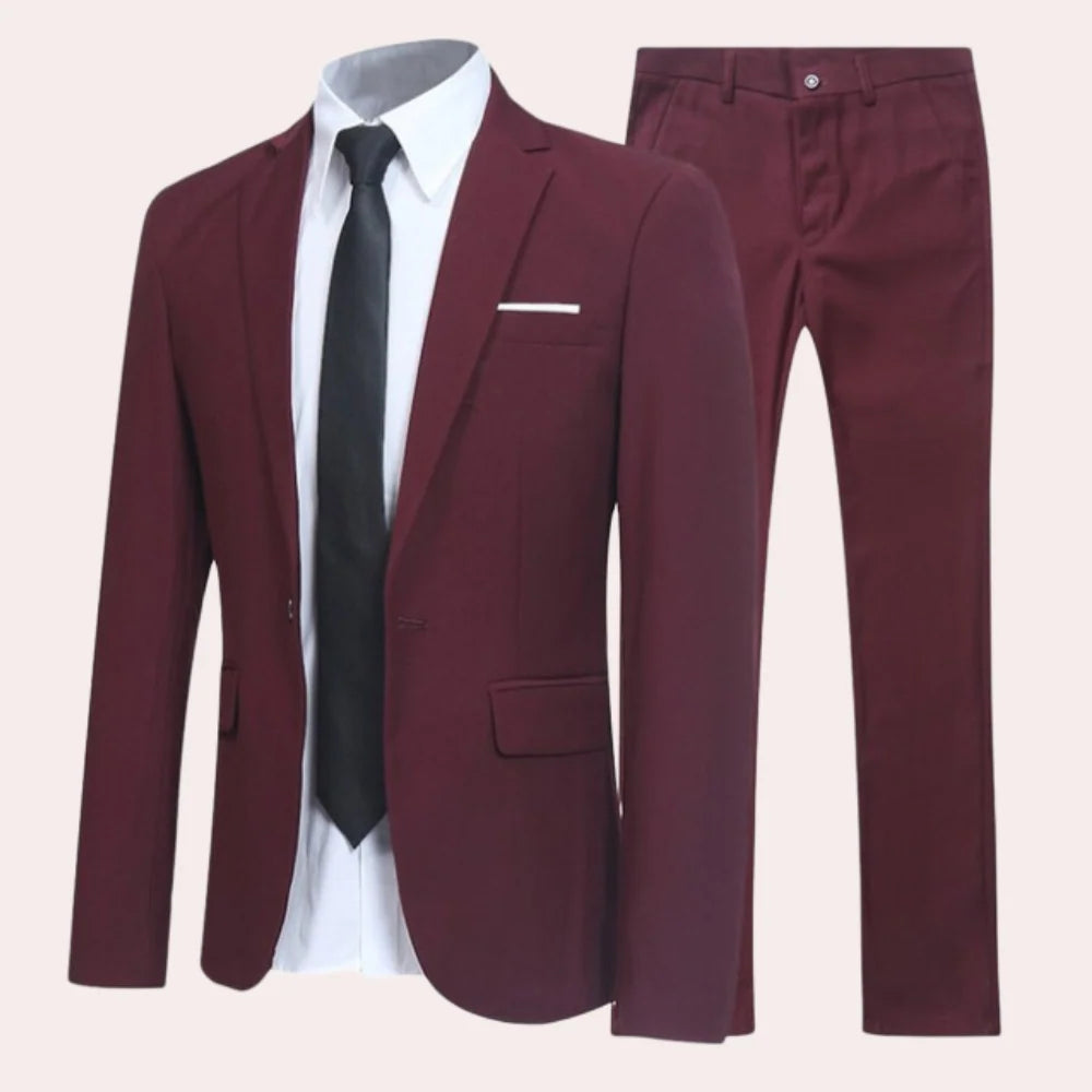 Nuana | Herren Frühlings Zweiknopf Anzug Set